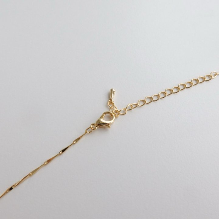 Eeiitt - Korean Women Fashion - #momslook - Brass Simple Chain Necklace - 10