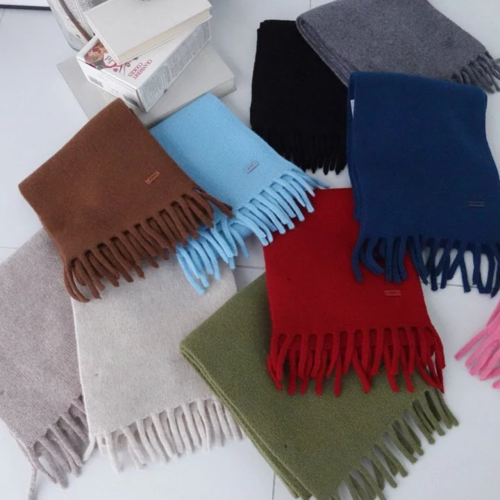 Eeiitt - Korean Women Fashion - #momslook - Ladi Wool Muffler - 5