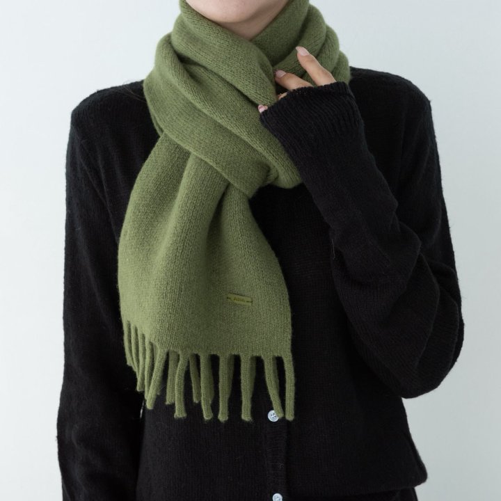 Eeiitt - Korean Women Fashion - #momslook - Ladi Wool Muffler - 7