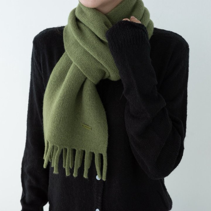 Eeiitt - Korean Women Fashion - #momslook - Ladi Wool Muffler - 9