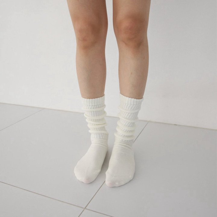 Eeiitt - Korean Women Fashion - #momslook - Talktalk Pleats Socks - 10