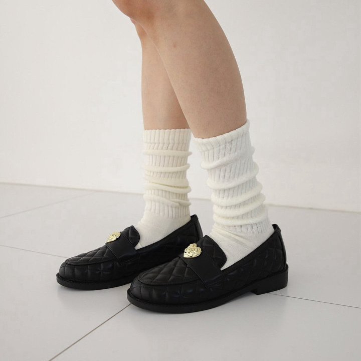 Eeiitt - Korean Women Fashion - #momslook - Talktalk Pleats Socks - 2