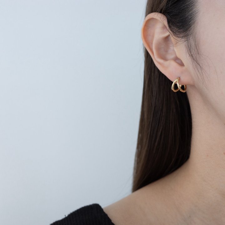 Eeiitt - Korean Women Fashion - #pursuepretty - Clay A Line Earring - 7