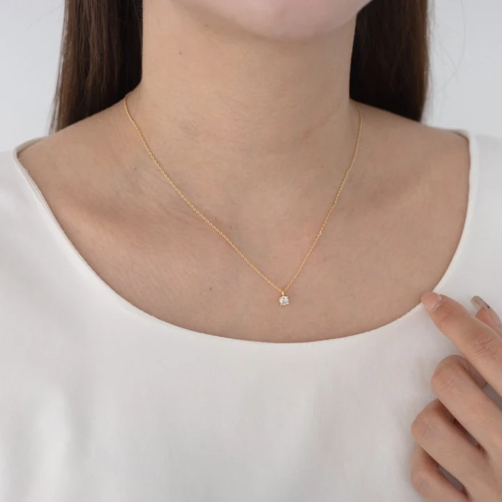 Eeiitt - Korean Women Fashion - #thelittlethings - Simply Cubic Necklace - 8