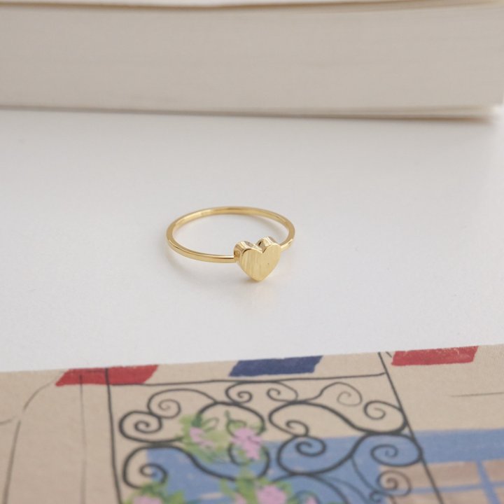 Eeiitt - Korean Women Fashion - #womensfashion - Petit Heart Ring - 4