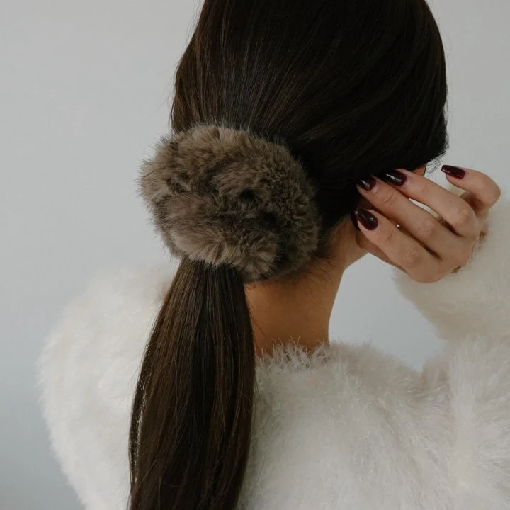 Eeiitt - Korean Women Fashion - #womensfashion - Hairy Hair Scrunchies - 10