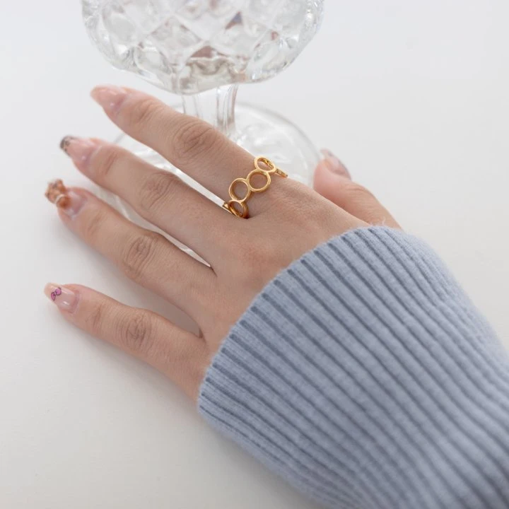 Eeiitt - Korean Women Fashion - #womensfashion - Circle Orb Ring - 9