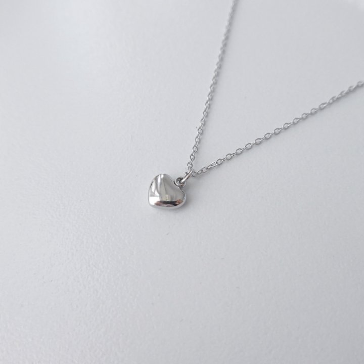 Eeiitt - Korean Women Fashion - #momslook - Heart Surgical Necklace - 4