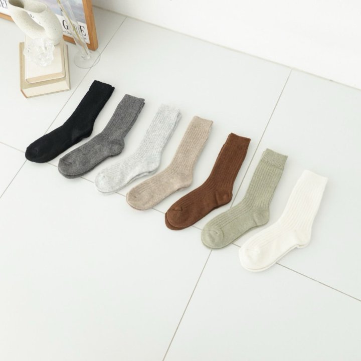 Eeiitt - Korean Women Fashion - #womensfashion - Cashmere Wool Rib Socks - 8