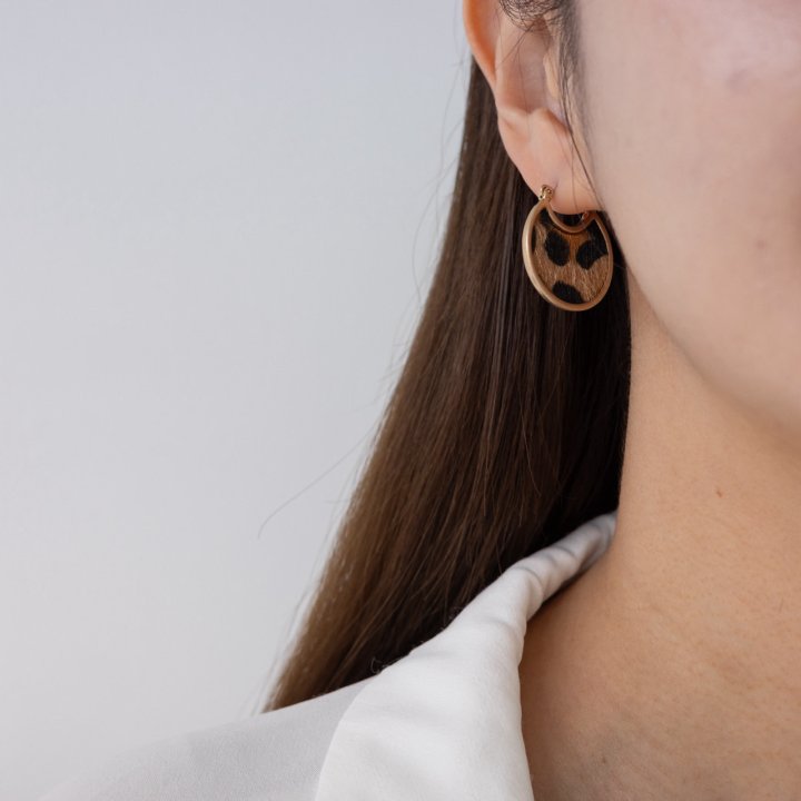 Eeiitt - Korean Women Fashion - #womensfashion - Leopard Earring - 10