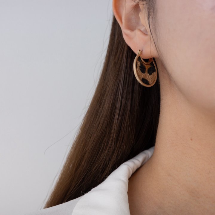 Eeiitt - Korean Women Fashion - #womensfashion - Leopard Earring - 6