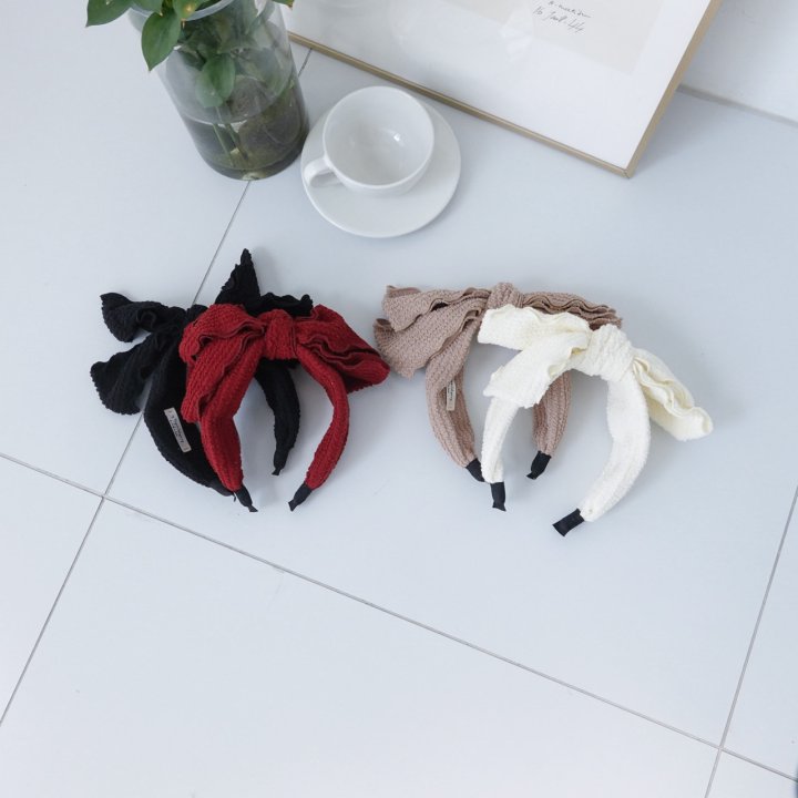 Eeiitt - Korean Women Fashion - #womensfashion - Kitley Ribbon Hairban - 11