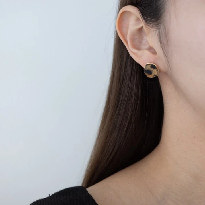 Eeiitt - Korean Women Fashion - #womensfashion - Crick Leopard Earring - 10