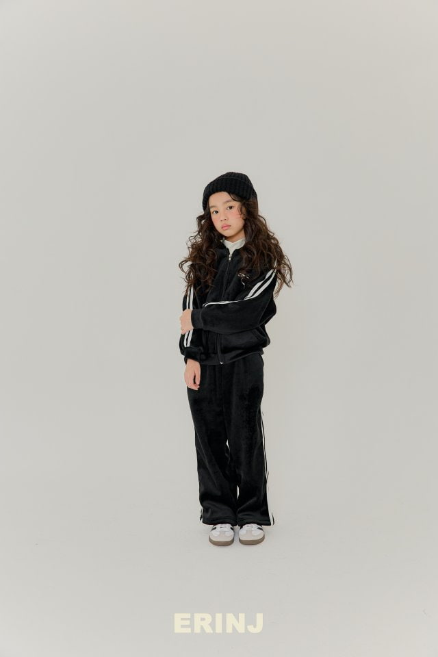 Erin J - Korean Children Fashion - #Kfashion4kids - Veloa Brushed Hood Zip-up - 11