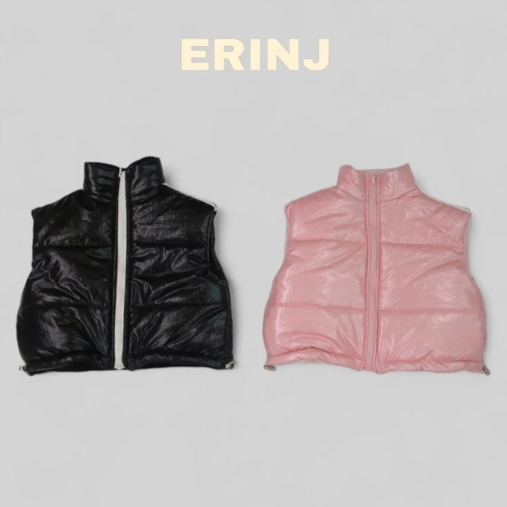 Erin J - Korean Children Fashion - #childofig - Glossy Padded Vest