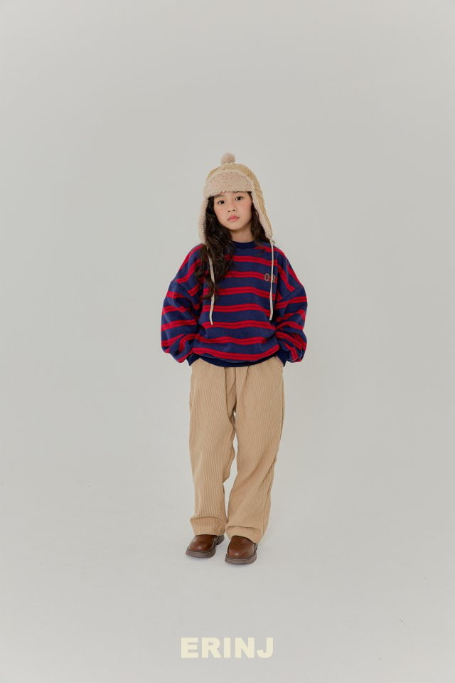 Erin J - Korean Children Fashion - #childrensboutique - 03 Stripe Sweatshirt - 12