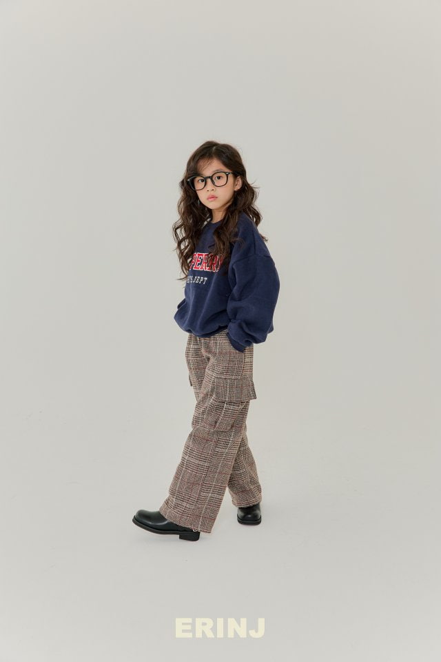 Erin J - Korean Children Fashion - #fashionkids - Check Cargo Pants - 11