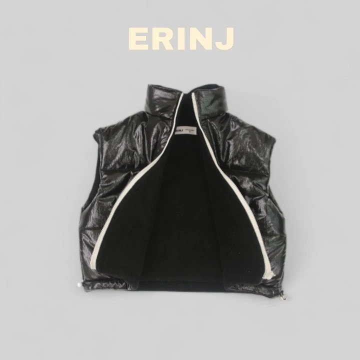 Erin J - Korean Children Fashion - #fashionkids - Glossy Padded Vest - 5