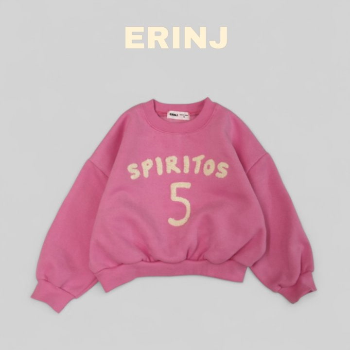 Erin J - Korean Children Fashion - #littlefashionista - Handle Embroidery Sweatshirt - 2