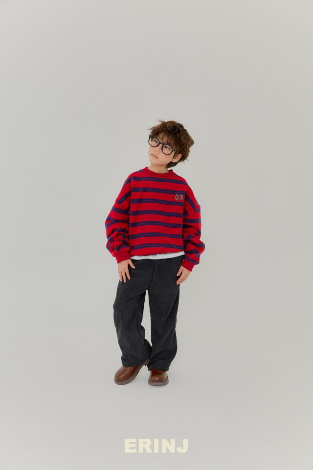 Erin J - Korean Children Fashion - #magicofchildhood - 03 Stripe Sweatshirt - 5