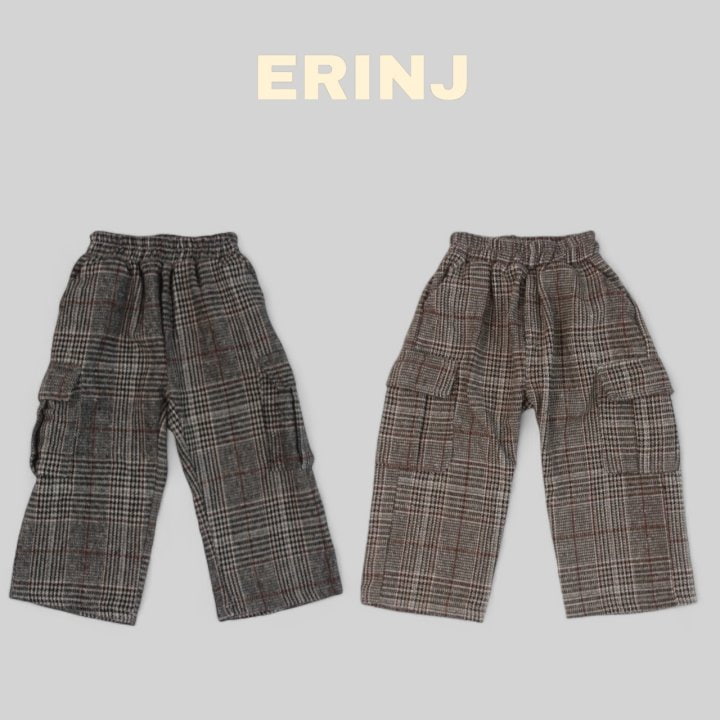 Erin J - Korean Children Fashion - #magicofchildhood - Check Cargo Pants