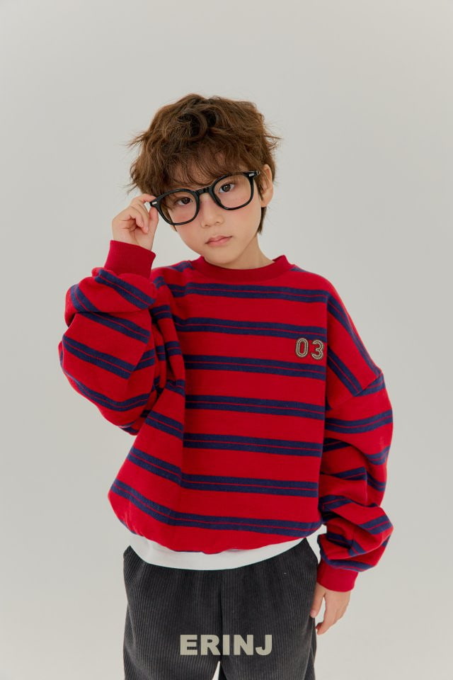 Erin J - Korean Children Fashion - #minifashionista - 03 Stripe Sweatshirt - 6