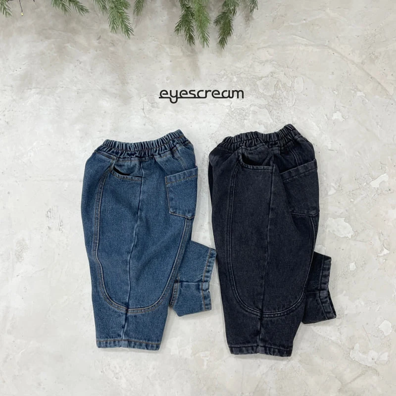 Eyescream - Korean Children Fashion - #childofig - Denim Street Pants