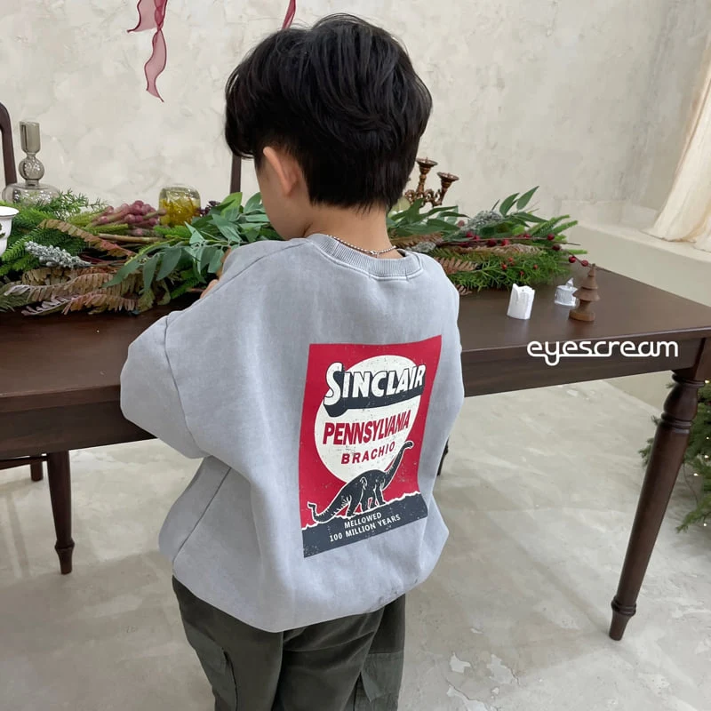 Eyescream - Korean Children Fashion - #childofig - Dino Pigment Sweatshirts with Mom - 11