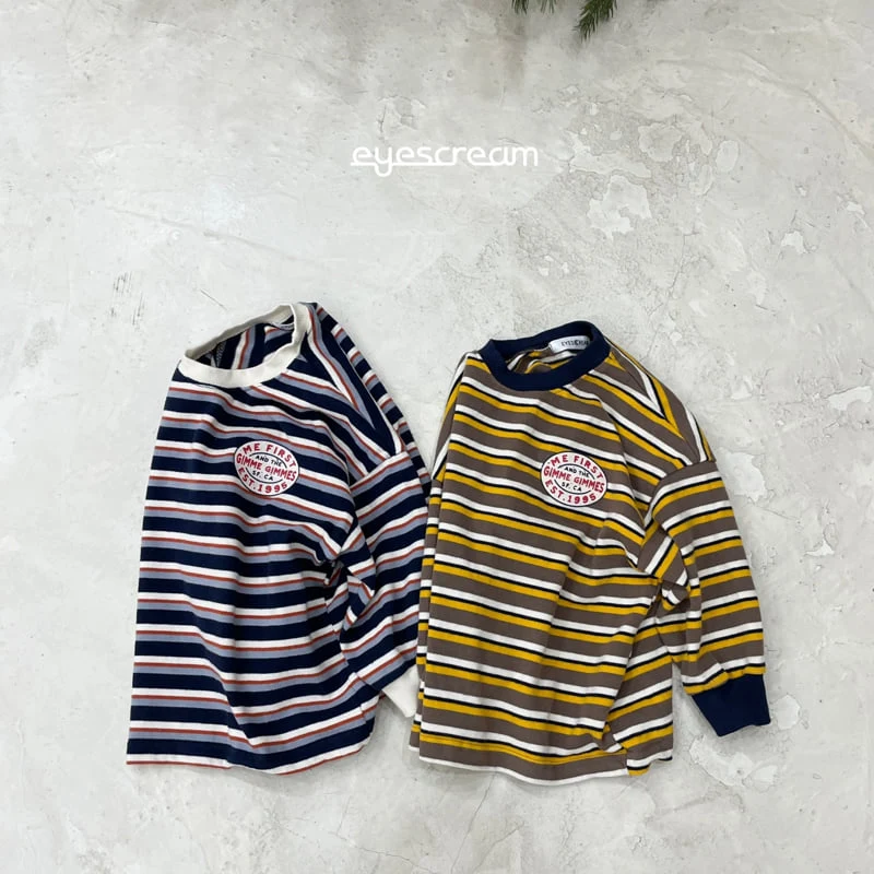 Eyescream - Korean Children Fashion - #designkidswear - Give Me Stripe Tee with Mom