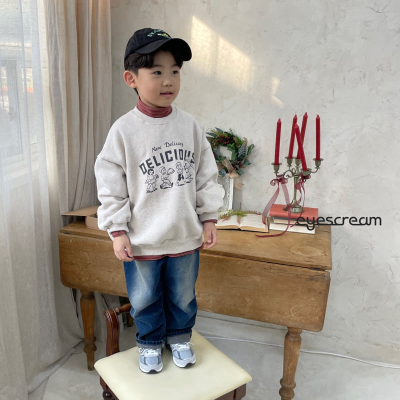 Eyescream - Korean Children Fashion - #fashionkids - Para Fleece Denim Pants - 7