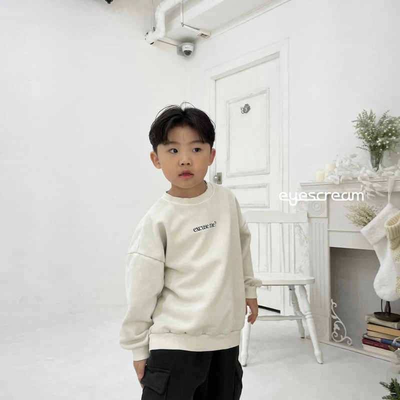 Eyescream - Korean Children Fashion - #kidsshorts - Excuse Pigment Sweatshirts with Mom - 5