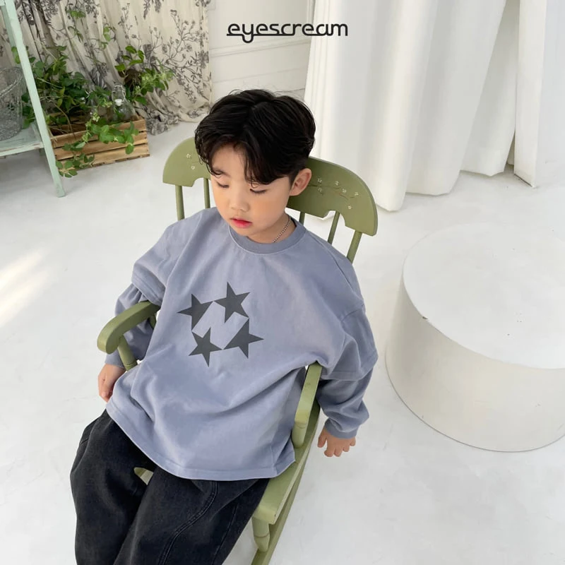 Eyescream - Korean Children Fashion - #kidzfashiontrend - Force Double Sleeve Tee - 12