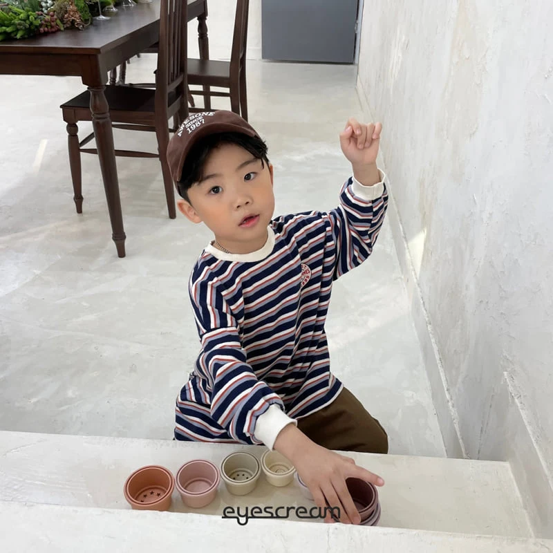 Eyescream - Korean Children Fashion - #kidzfashiontrend - Give Me Stripe Tee with Mom - 6