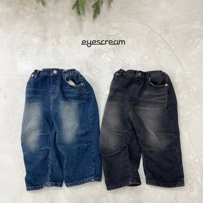 Eyescream - Korean Children Fashion - #prettylittlegirls - Para Fleece Denim Pants