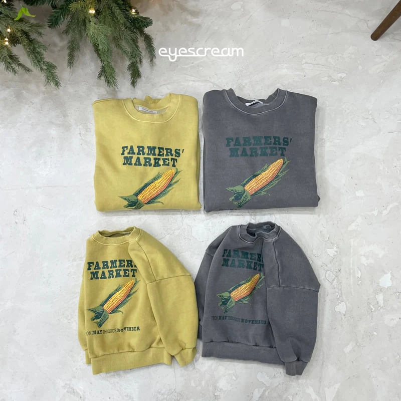 Eyescream - Korean Children Fashion - #todddlerfashion - Corn Pigment Sweatshirts - 12