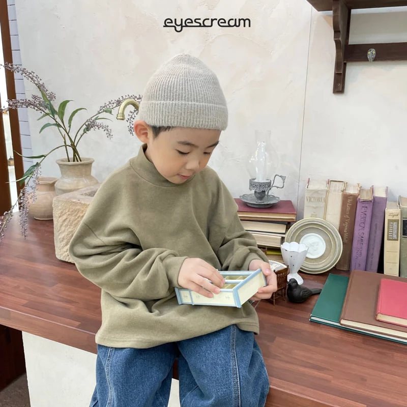 Eyescream - Korean Children Fashion - #toddlerclothing - Andrew Loose Fit Turtleneck Tee - 11