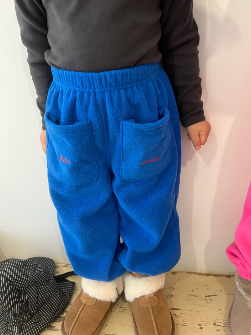 Fine-Studio - Korean Children Fashion - #Kfashion4kids - Pocket Fleece Pants