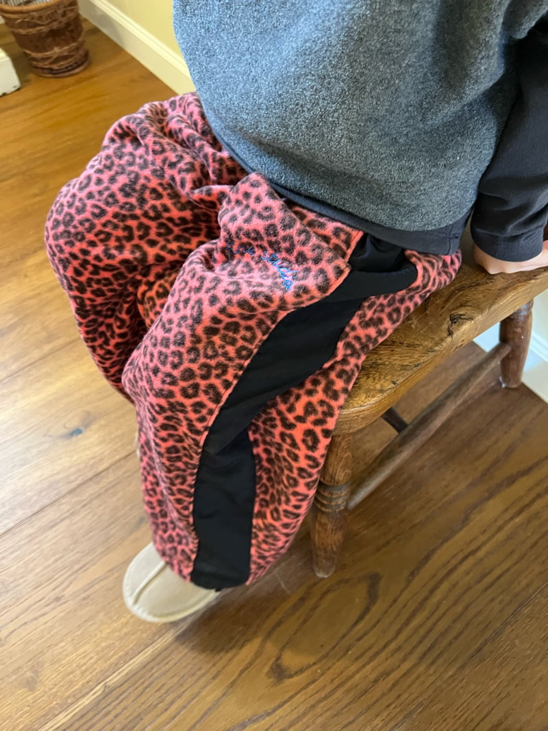 Fine-Studio - Korean Children Fashion - #Kfashion4kids - Leopard Fleece Pants - 7