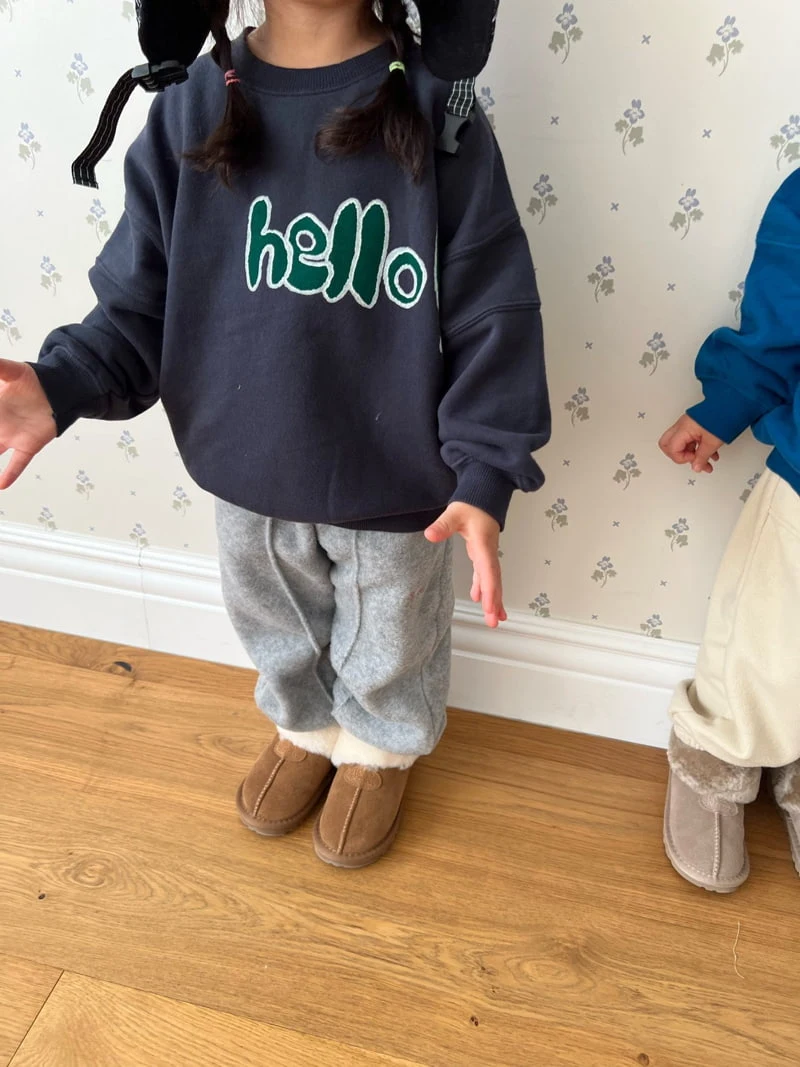 Fine-Studio - Korean Children Fashion - #kidzfashiontrend - Hello Sweatshirts - 4