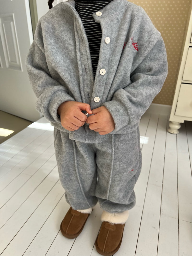 Fine-Studio - Korean Children Fashion - #designkidswear - Fleece Cardigan - 12