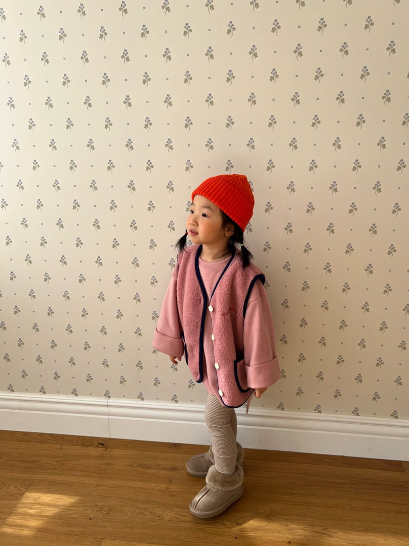 Fine-Studio - Korean Children Fashion - #discoveringself - Macaron Vest - 3