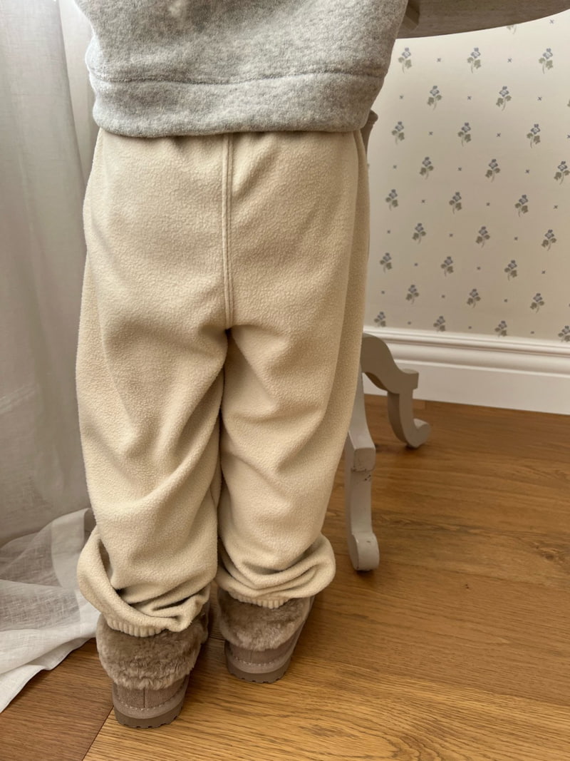 Fine-Studio - Korean Children Fashion - #fashionkids - Double-sided Fleece Jogger Pants - 8