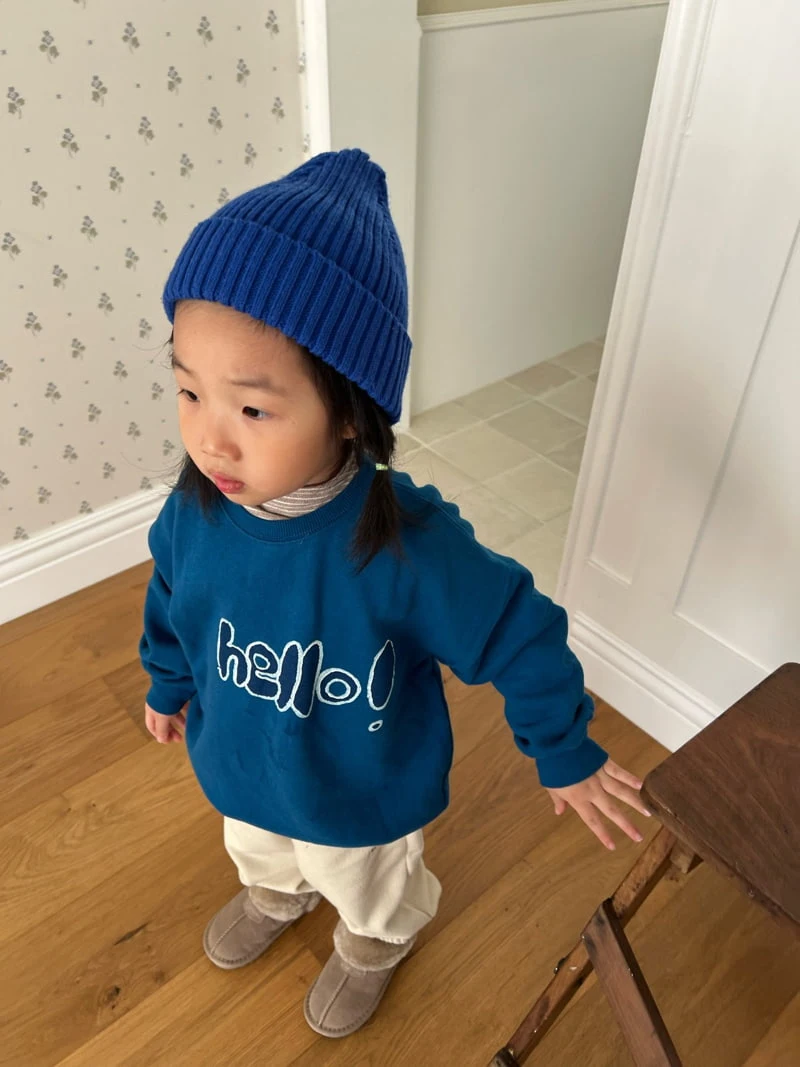 Fine-Studio - Korean Children Fashion - #littlefashionista - Hello Sweatshirts - 5