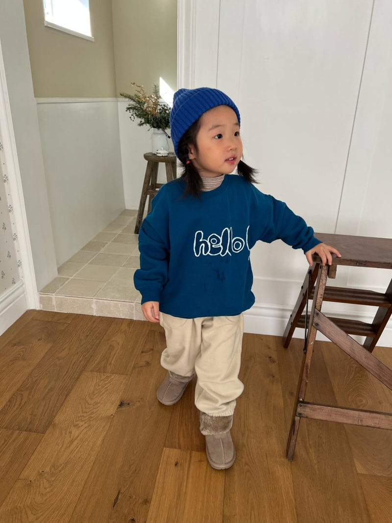 Fine-Studio - Korean Children Fashion - #stylishchildhood - Hello Sweatshirts - 11