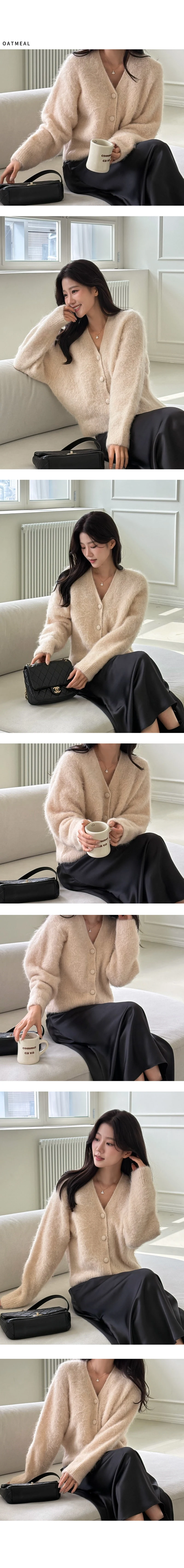 Floaty - Korean Women Fashion - #womensfashion - Wholegarment Way Cardigan - 4