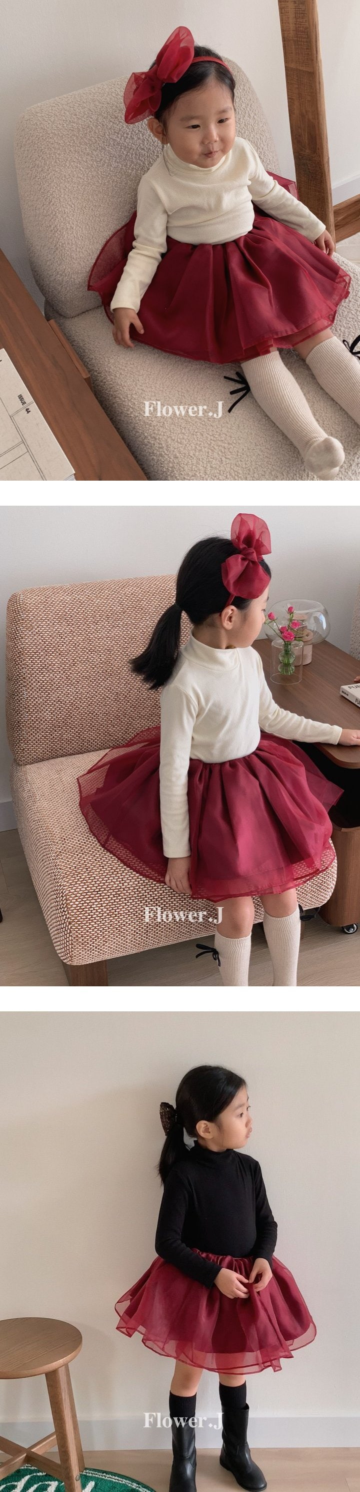 Flower J - Korean Children Fashion - #childrensboutique - Princess Skirt