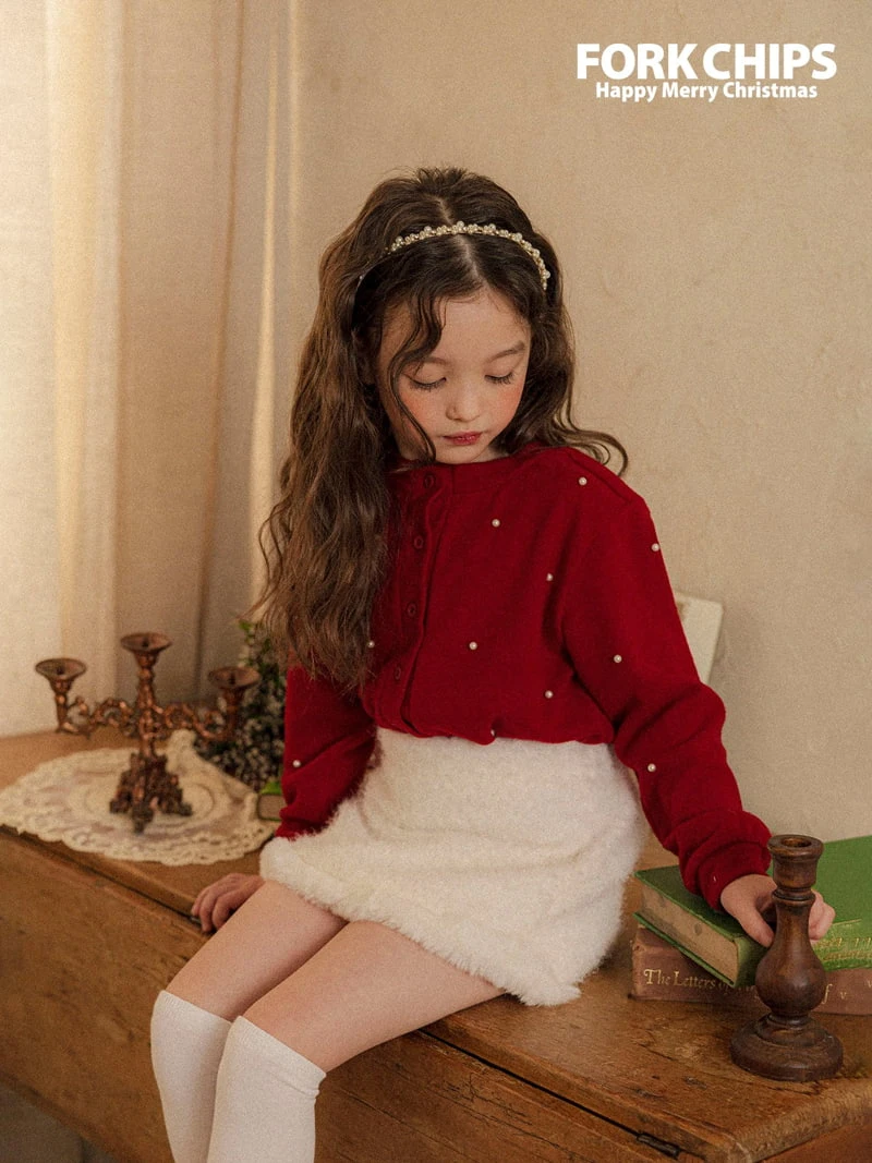 Fork Chips - Korean Children Fashion - #kidsshorts - Holiday Cardigan - 7