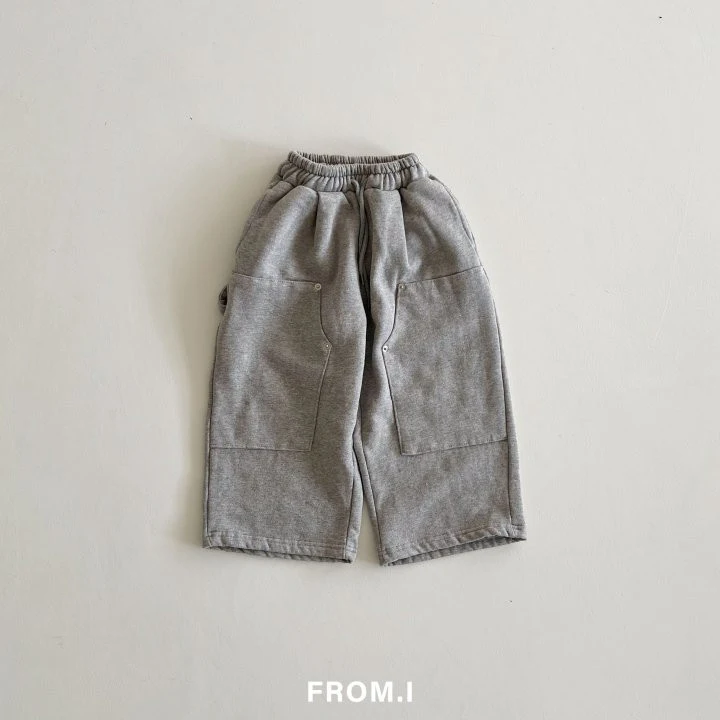 From I - Korean Children Fashion - #Kfashion4kids - Double Knee Banding Pants - 3