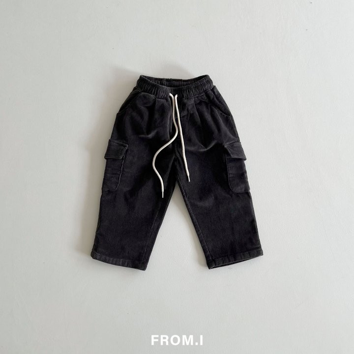 From I - Korean Children Fashion - #Kfashion4kids - Cargo Corduroy Pants - 2