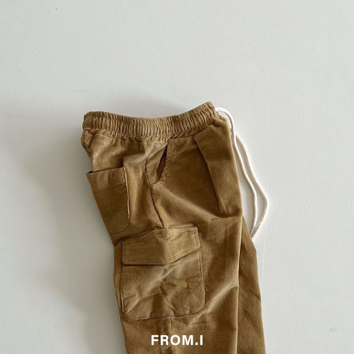 From I - Korean Children Fashion - #childofig - Cargo Corduroy Pants - 8